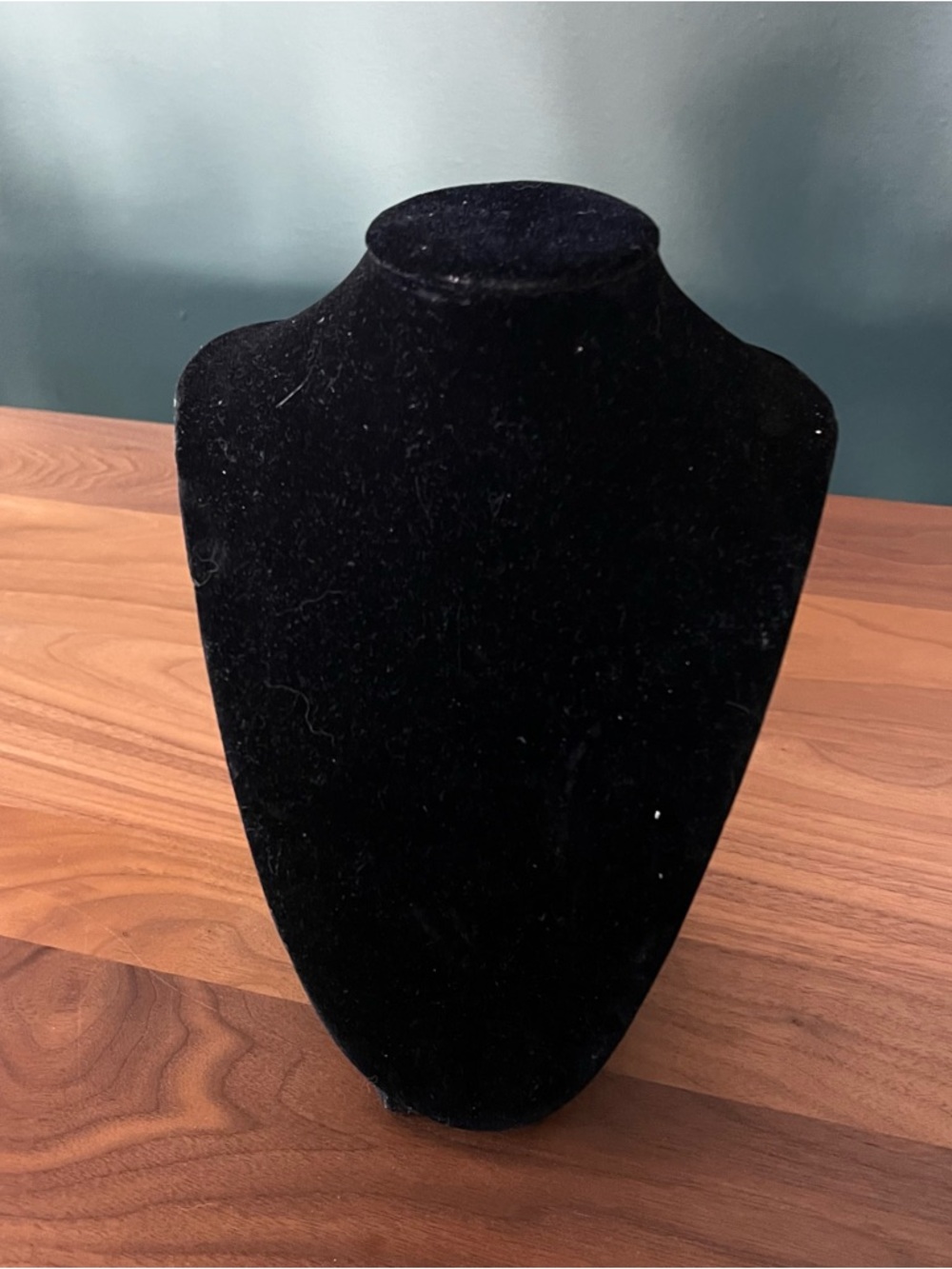 Set of Four Jewelry Display Bust Set - Black and White Velvet Mannequin Stands - Picture 5 of 10